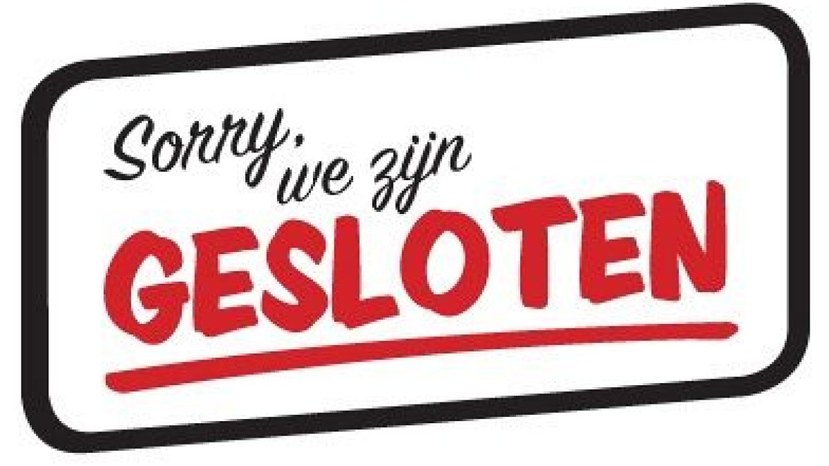 Kantoor gesloten op 1, 2 en 5 januari